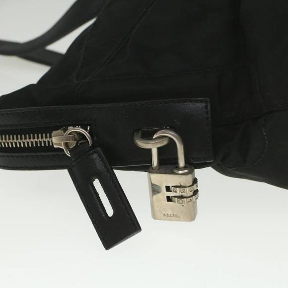 PRADA Tote Bag Nylon Black Auth bs9018 - Picture 9 of 16